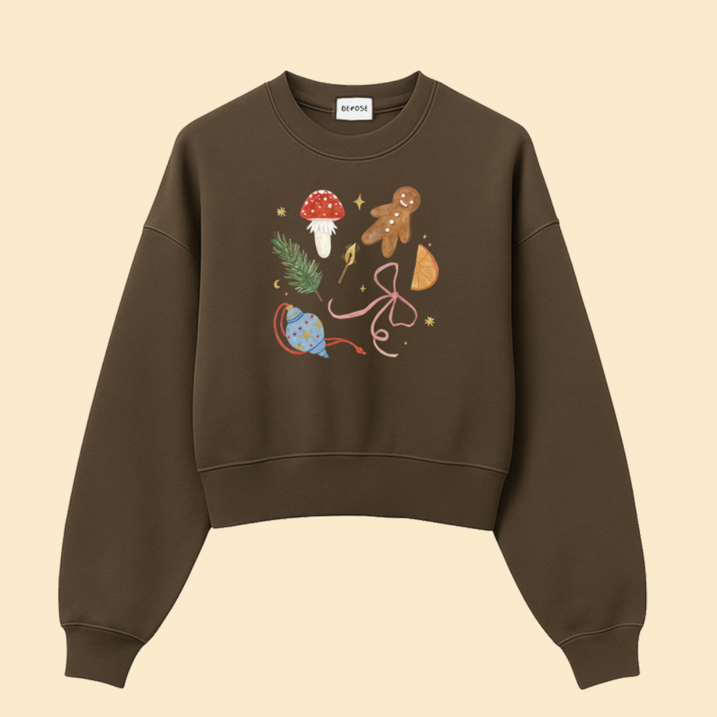 Bluza CHRISTMAS brąz