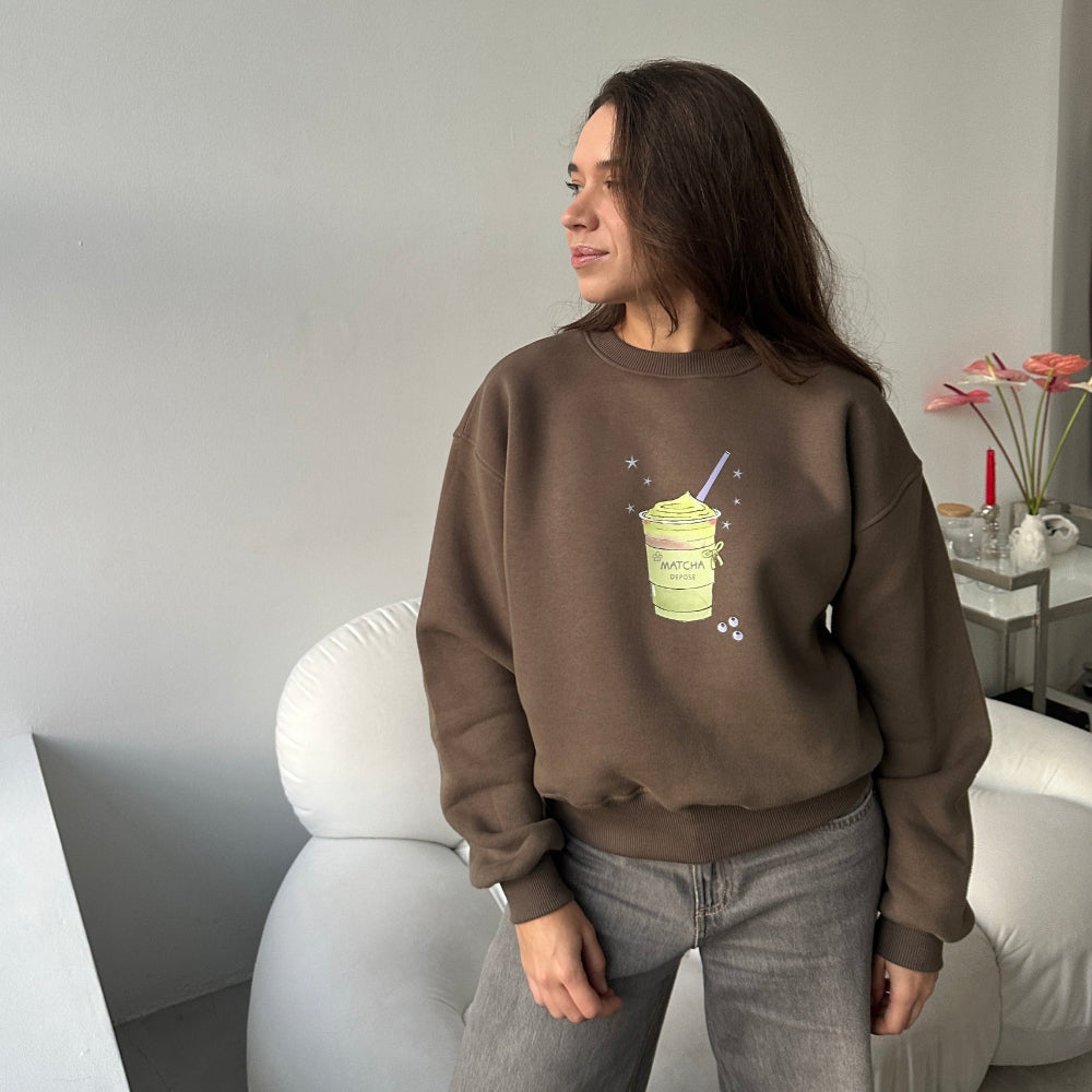 Bluza MATCHA Brąz