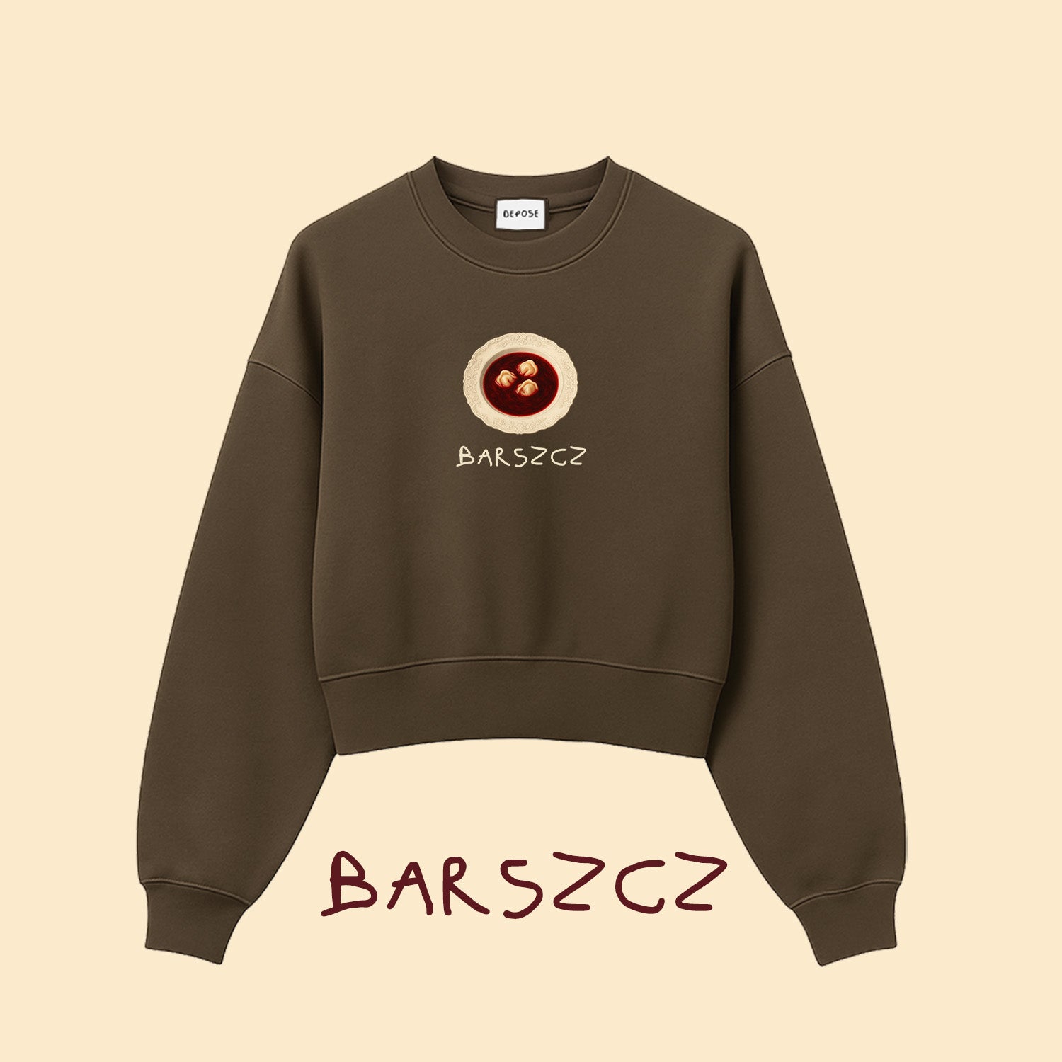 Bluza BARSZCZ brązowa