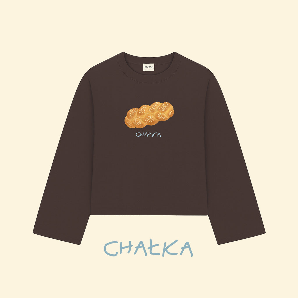 Longsleeve CHAŁKA Brąz