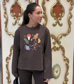 Longsleeve CHRISTMAS brąz