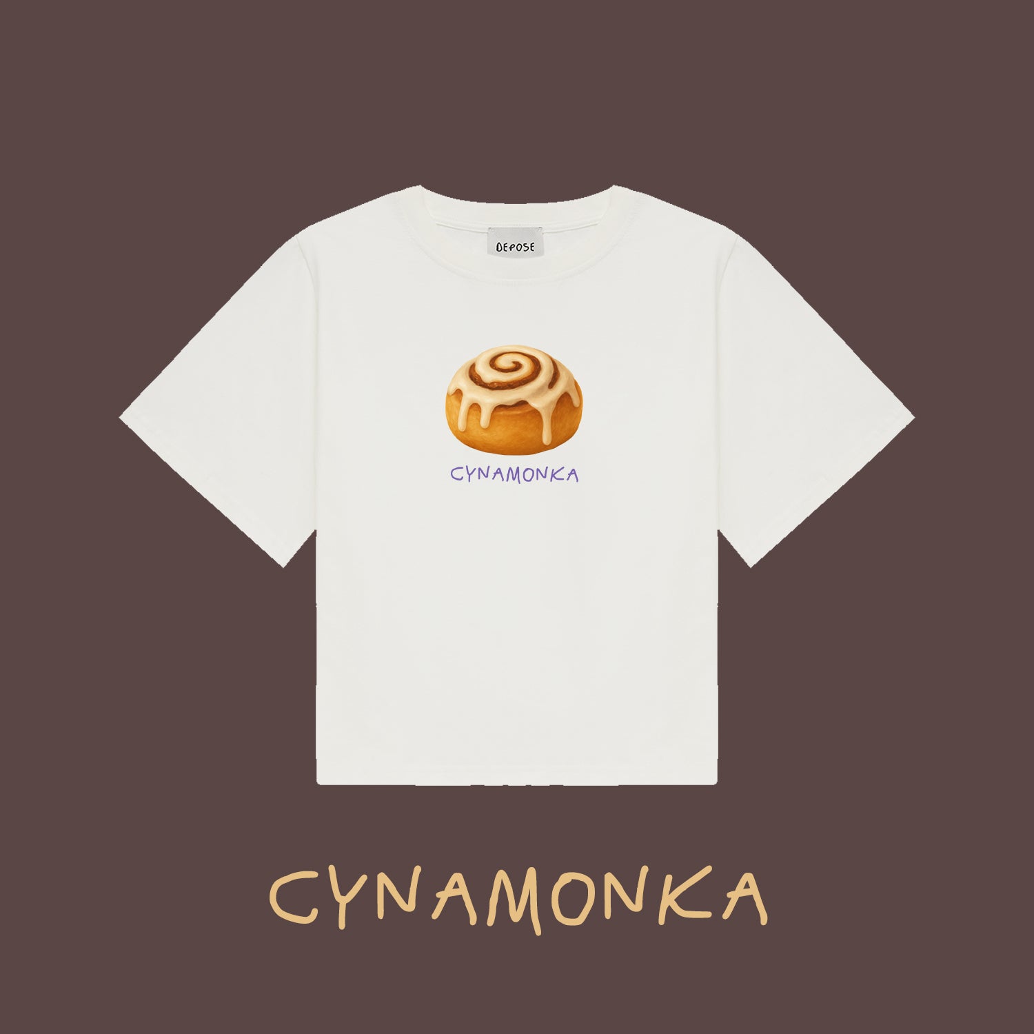 Koszulka CYNAMONKA Cream