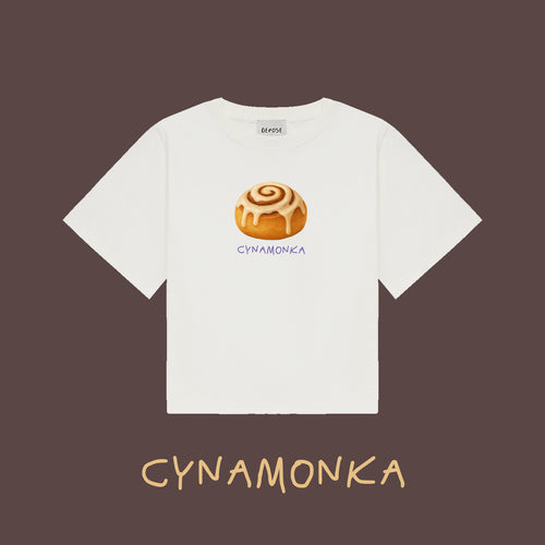 Koszulka CYNAMONKA Cream