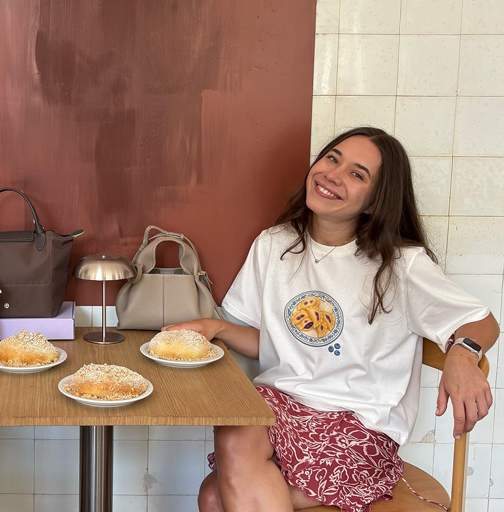 Polska marka modowa • odzieżowa • polskie marki • moda • stylizacje • ootd • fashion outfit ideas • letnie stylizacje • inspiracje modowe • bób • jedzenie • polskie lato • koszulka