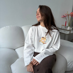 Longsleeve HERBATKA kremowy